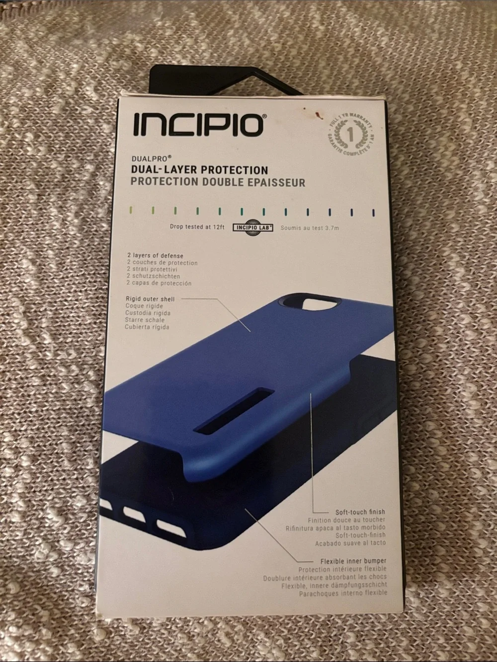 Incipio Blue Dual-Layer iPhone Case for 4.7